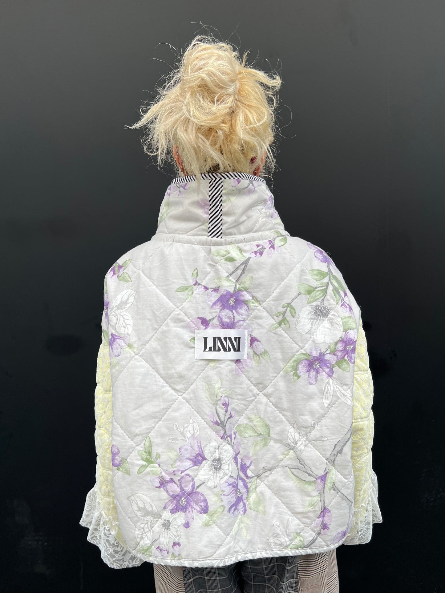The Puffer Jacket in Pink and Lilac Florals