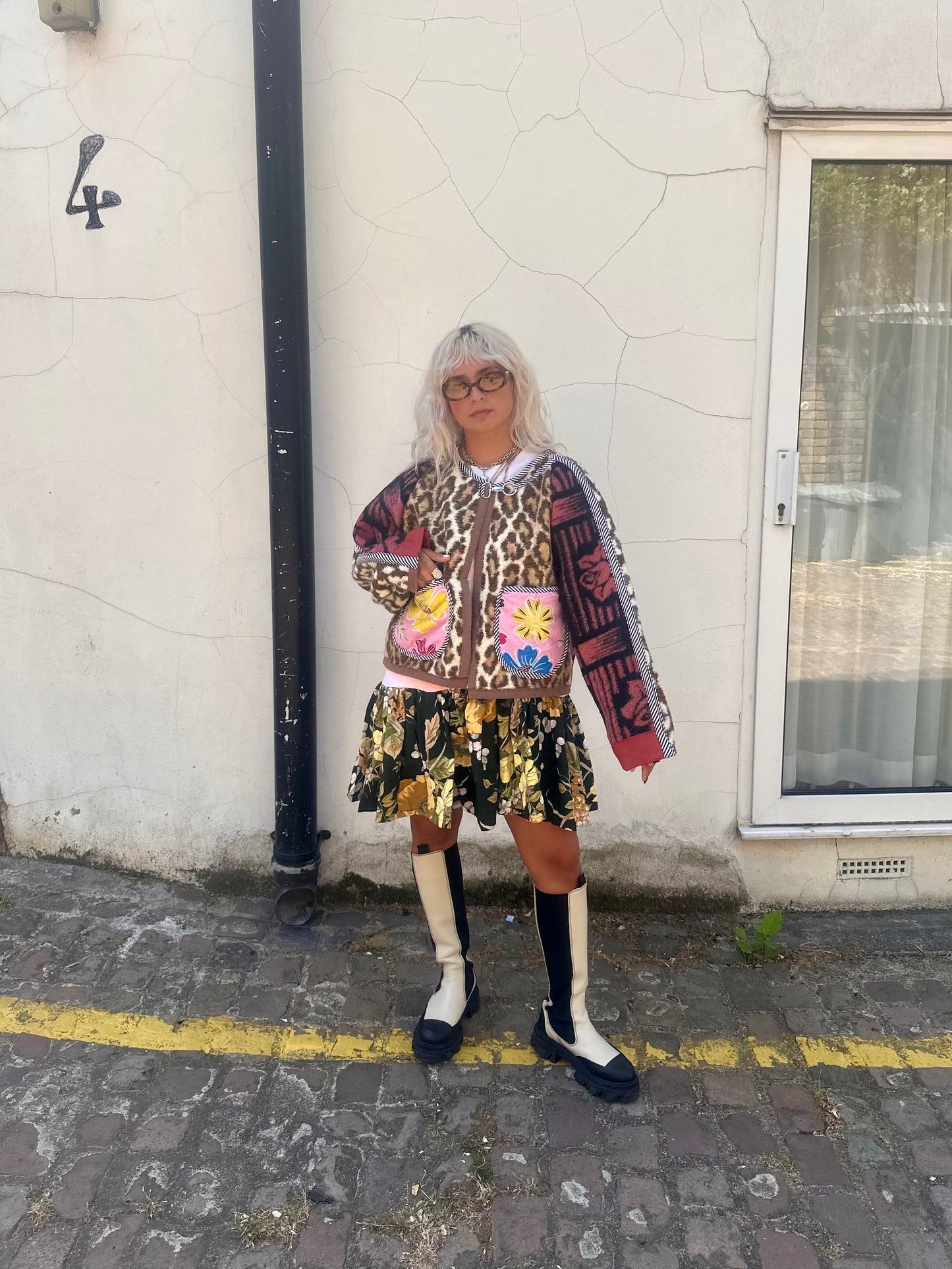 The Bomber Jacket in Leopard and Pink Florals