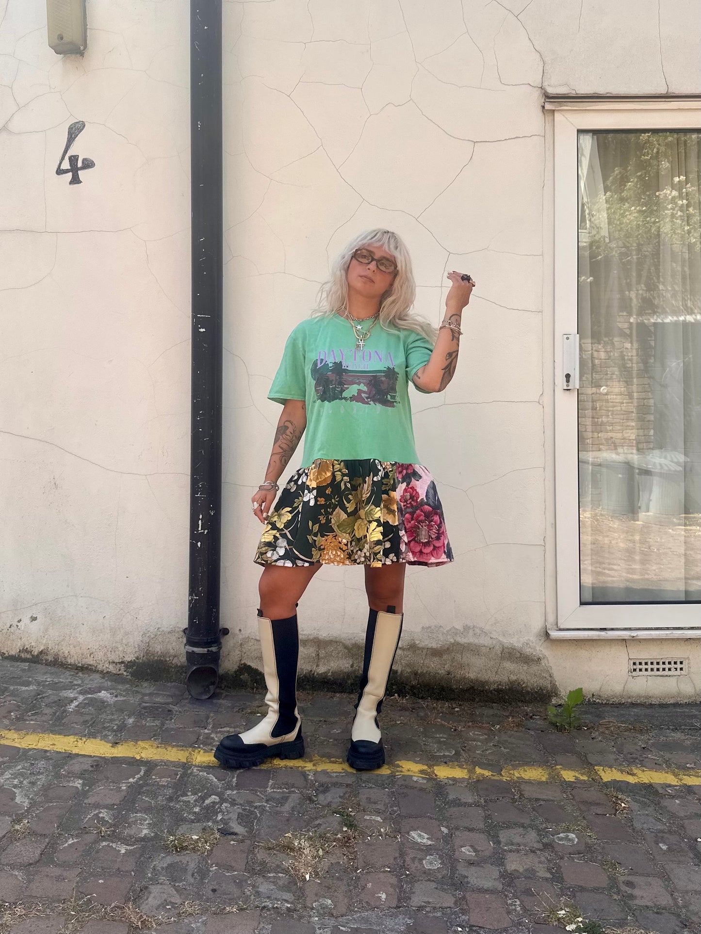 The Courtney Vintage Florida T-shirt Dress
