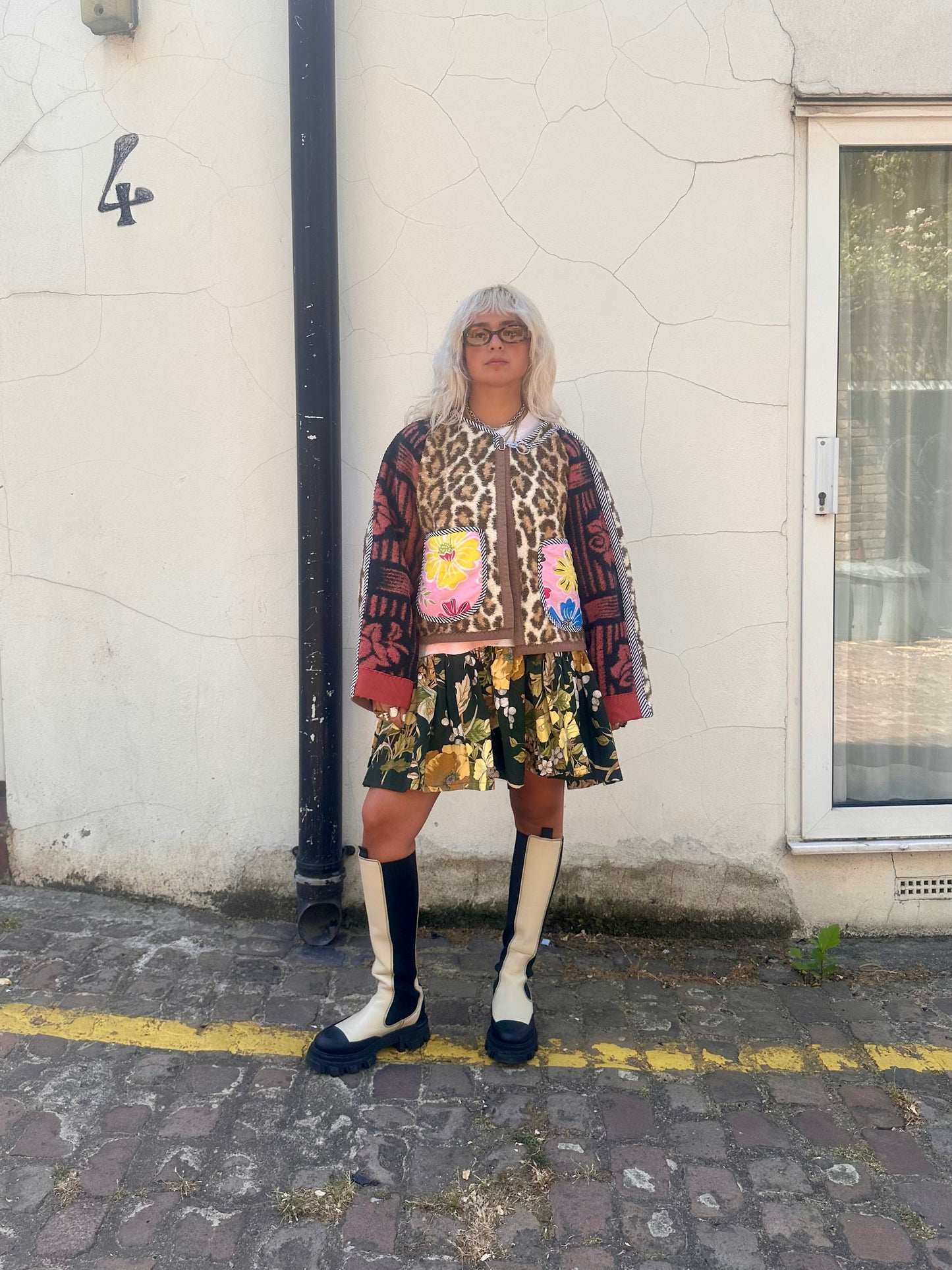 The Bomber Jacket in Leopard and Pink Florals