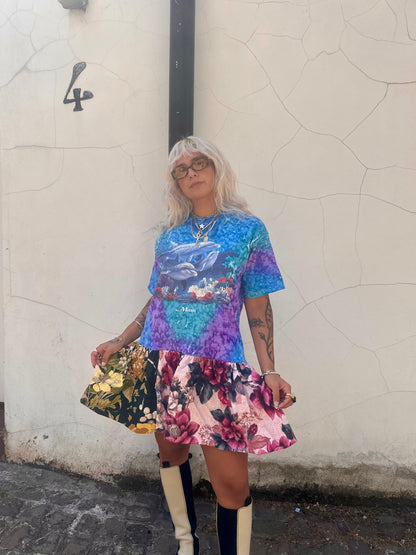 The Courtney Vintage Dolphin T-shirt Dress