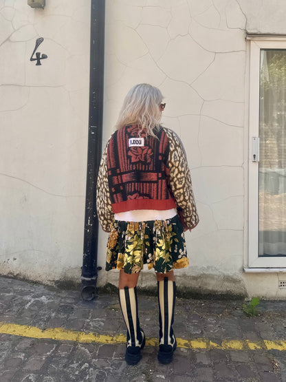 The Bomber Jacket in Leopard and Pink Florals