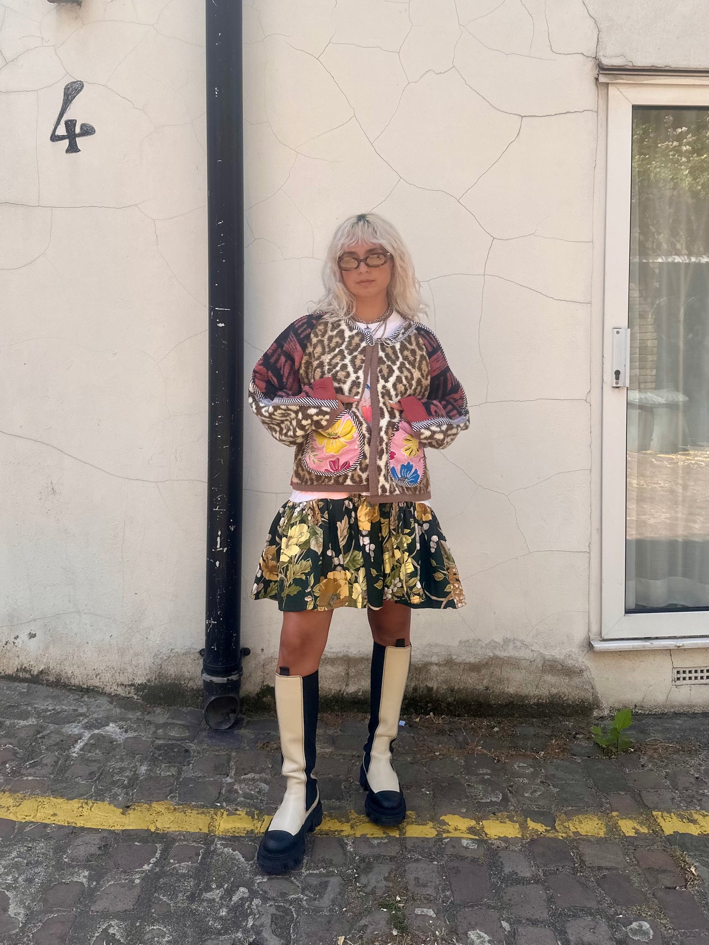 The Bomber Jacket in Leopard and Pink Florals