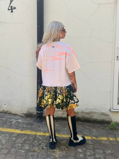 The Courtney Vintage Fishes T-shirt Dress
