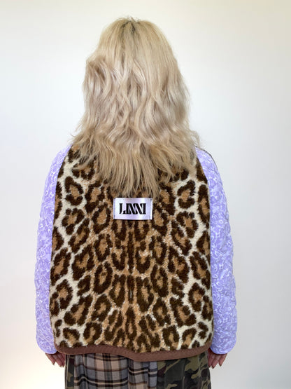 The Bomber Jacket in Leopard and Pink Florals