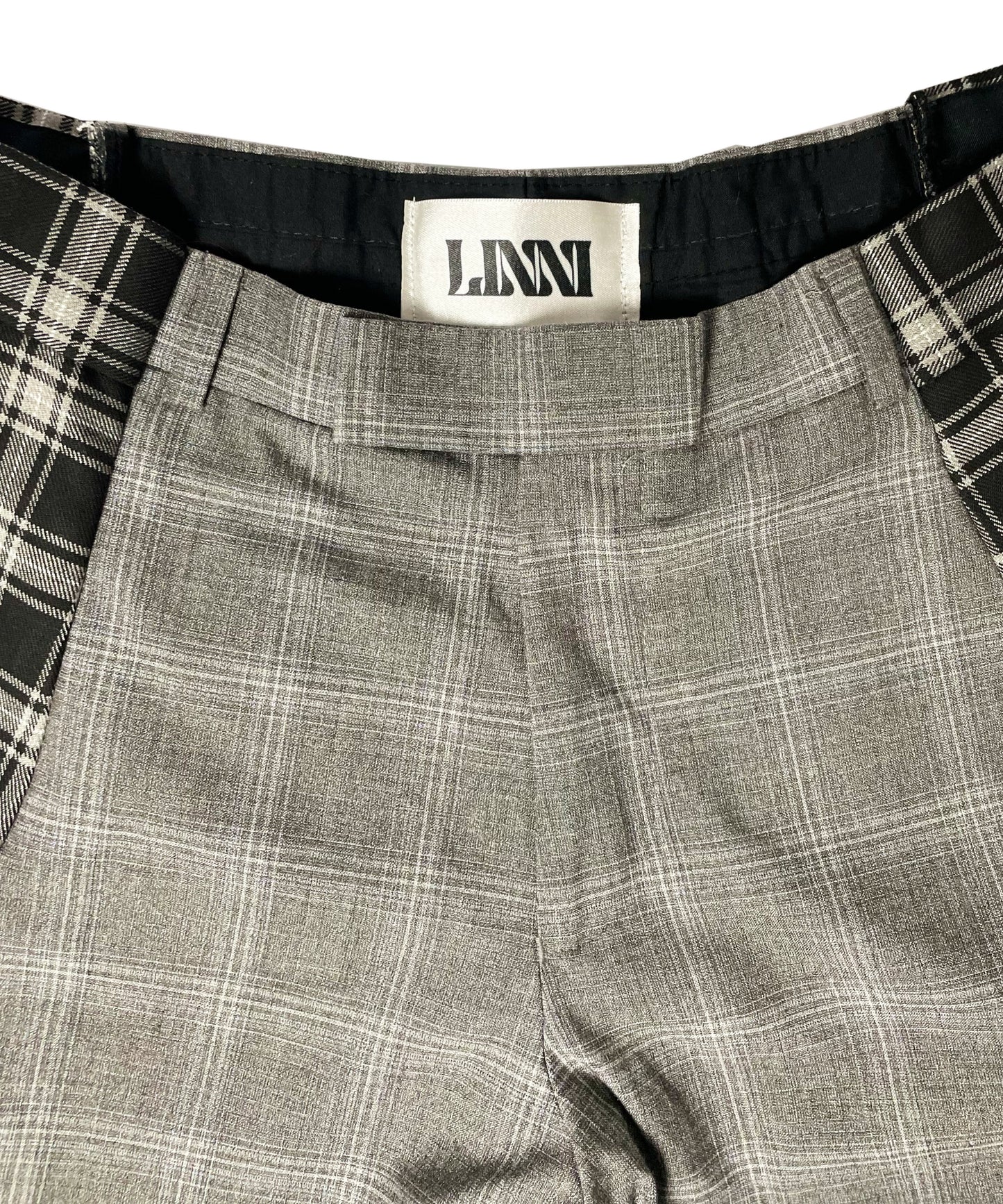 THE TWO TONE TARTAN GREY TROUSERS