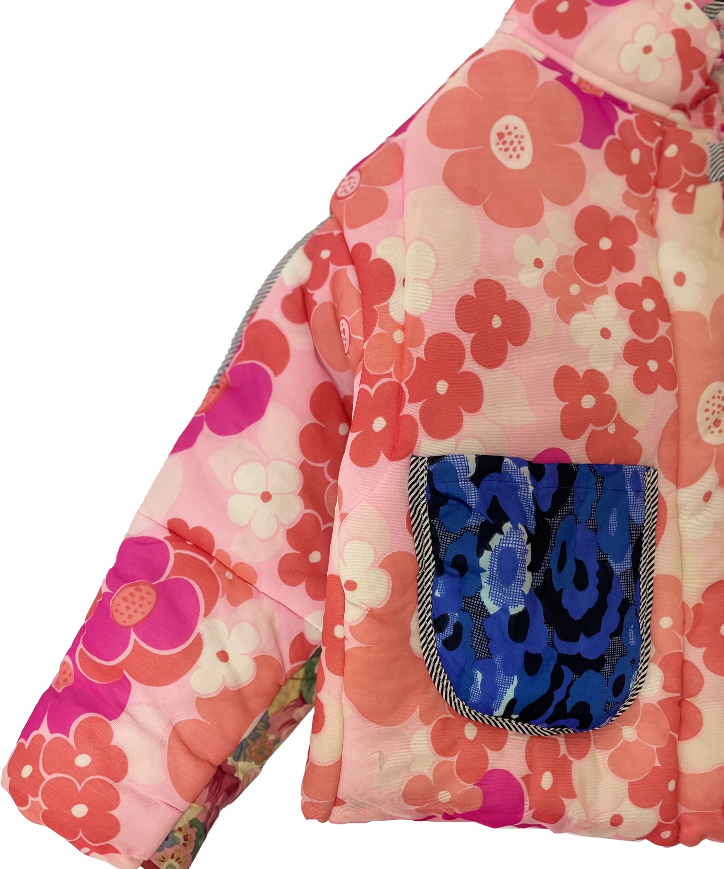 THE PUFFER PINK MIXED FLORAL