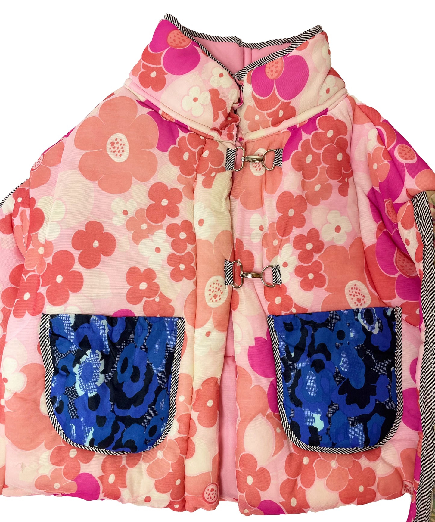 THE PUFFER PINK MIXED FLORAL